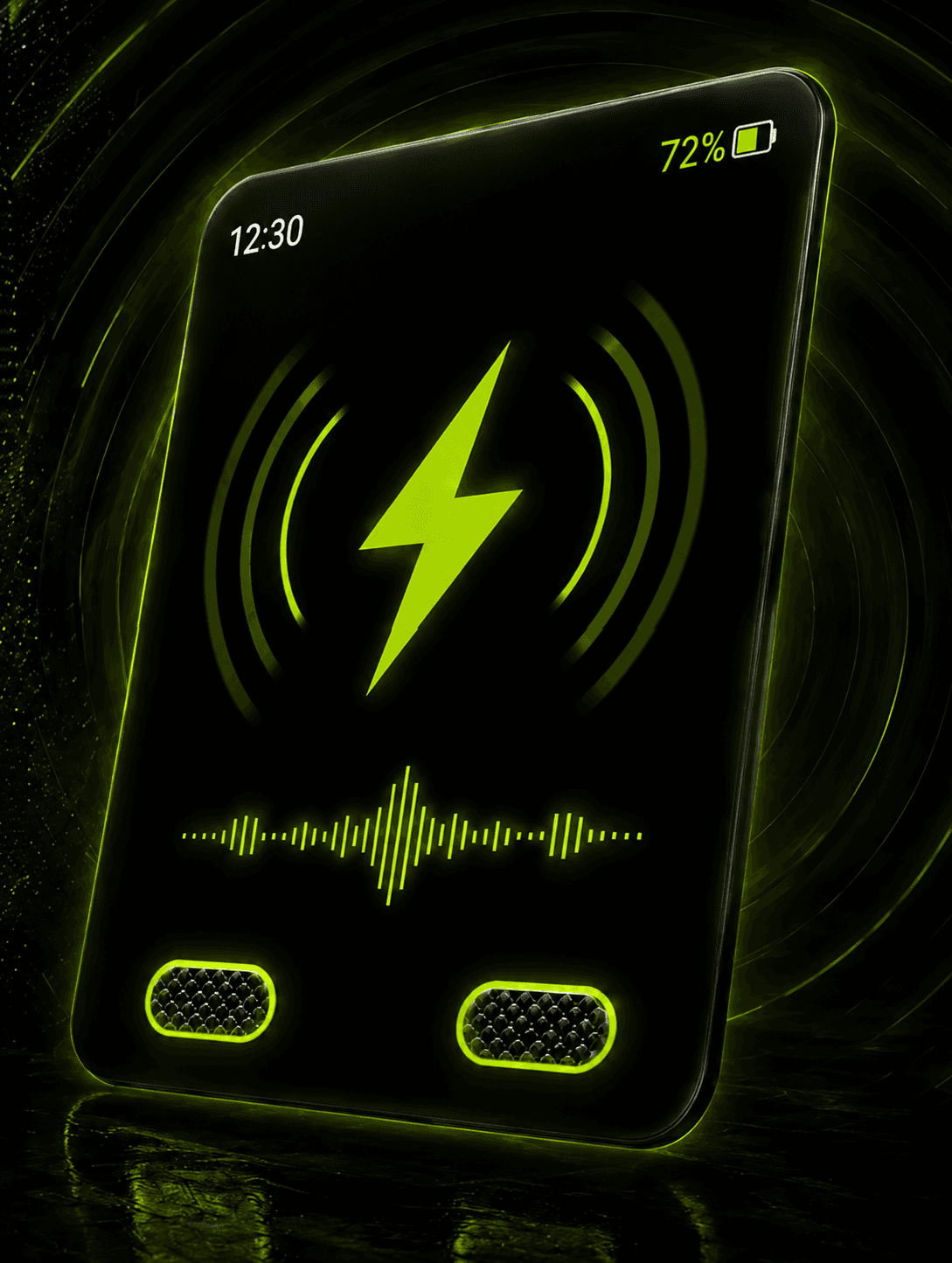 AceBand front buttons and haptic feedback screen